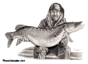 Pencil portrait of Julian Chidgey by David Blackaller