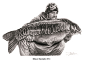 Pencil portrait of Mark Webster by David Blackaller