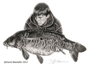 Pencil portrait of Sam by David Blackaller